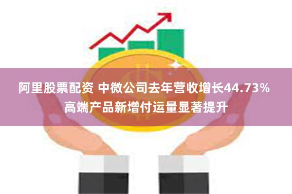 阿里股票配资 中微公司去年营收增长44.73% 高端产品新增付运量显著提升